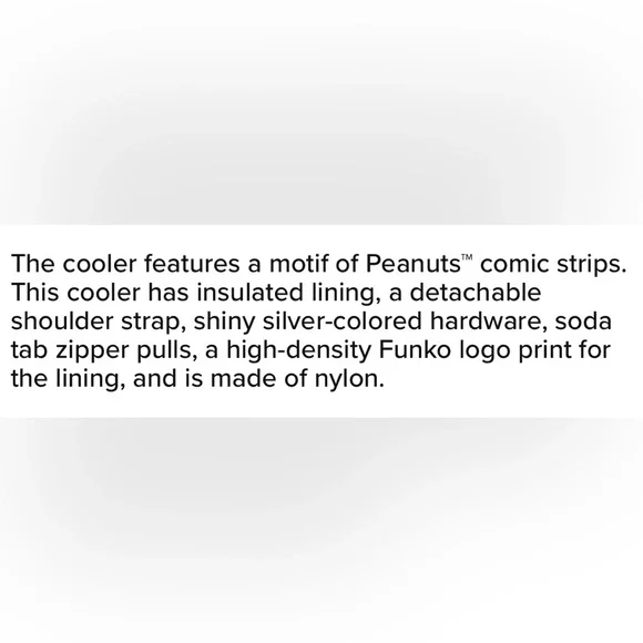 Funko Peanuts Lunch/Cooler Bag - Picture 3 of 9